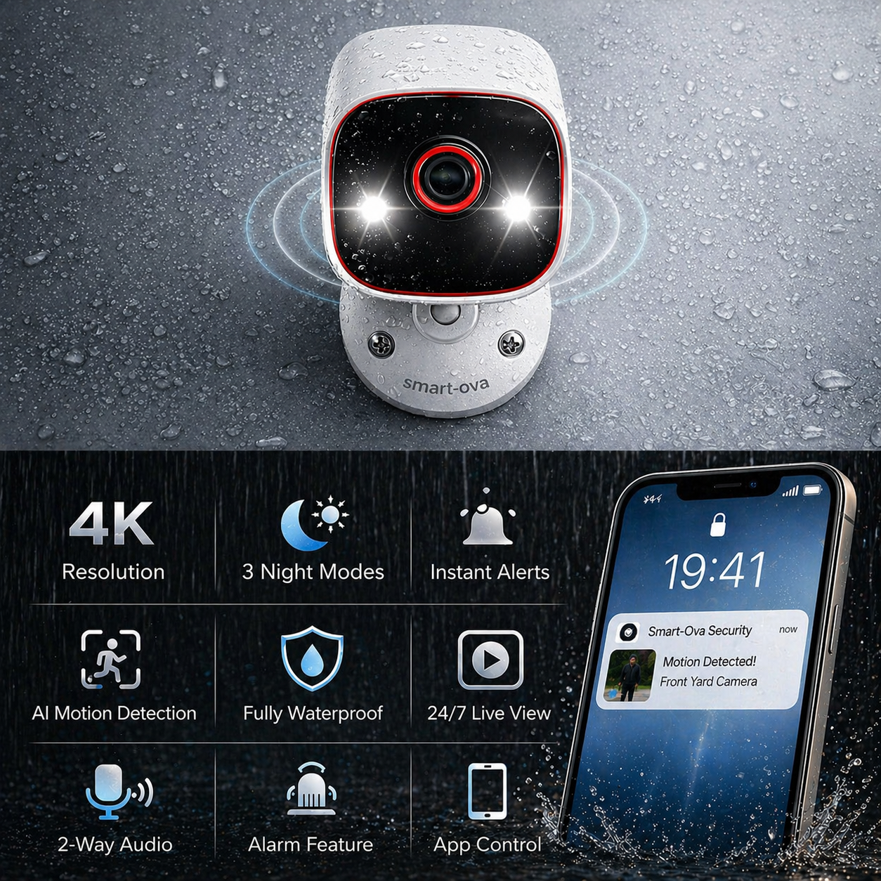 Smart-ova Defender Pro 4K Camera